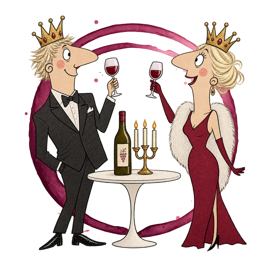 VIP Person drinking wine